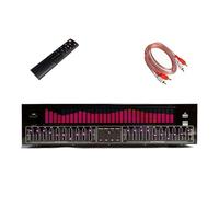 Égaliseur Graphique stéréo numérique, égaliseur Graphique 31 Bandes, processeur Audio numérique, avec 12 Modes de, réglage 10 Bandes, réduction Automatique du Bruit,(Red)