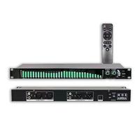 Égaliseur Numérique 31 Bandes, Égaliseur Audio Graphique Stéréo, Réglage Bas/moyens/aigus Avec 21 Effets Prédéfinis, 3 Entrées De Signal, Réduction Intelligente Du Bruit, Support En Rack 1U Pour Studi