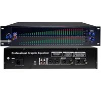 Égaliseur numérique EQ Réduction du Bruit ， avec Affichage Spectre 31 Bandes for KTV Stage Performance Board Indicateur de Niveau stéréo Système Audio Professionnel Équipement karaoké(888S)