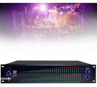 Égaliseur numérique Professionnel Double 31 Bandes, Effet de réglage Intelligent la réduction du Bruit Spectre, utilisé for Maison K Song/KTV/Bar/scène(888S)