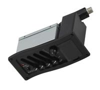 Égaliseur pour Guitare Acoustique Noir, Réglage Précis, Installation | ABS et Électronique, Accessoire Portable, Tête Audio 6,35mm Incluse, pour Guitare Acoustique