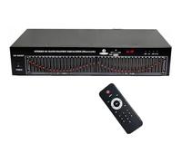 Égaliseur stéréo double 20 bandes EQ-885, contrôleur d'effets audio numériques, égaliseur de réglage égaliseur domestique hifi, avec Bluetooth, télécommande, réduction du bruit