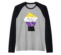 Égalité des Drapeaux Non binaires Manche Raglan