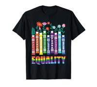 Égalité des Droits Livres Bienveillance Paix Amour Inclusion T-Shirt
