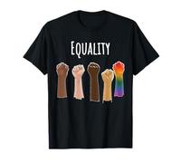 Égalité Droits de l'Homme Gay Amour Fierté LGBTQ BLM Féministe T-Shirt