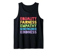 Égalité Équité Empathie Bienveillance Gentillesse Débardeur