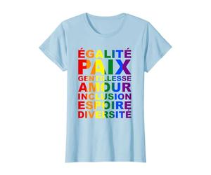égalité paix amour diversité lgbt la marche des fiertés 2022 T-Shirt