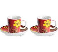 Egan BELLAMORE Set de 2 tasses à café 100 ml rouge