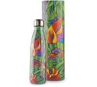 Egan Bouteille Thermique Collection Laurel Burch Jungle Song. Objet fabriqué en Acier Multicolore et Orange. La référence est KLB44J/A