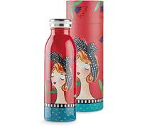 EGAN Bouteille Thermique Collection Les Marionnettes Objet Fabriqué en Acier de Couleur Blanche. La référence est KPU44/W