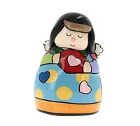 Egan Cloche Britto en céramique, en forme d'ange avec coeur, la taille est 6 x 9 La référence est: 217010