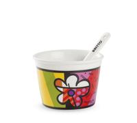 Egan Coupe crème glacée Britto Fleur avec cuillère à café