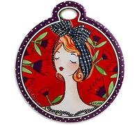 Egan Dessous de Plat Le Pupatzze Rouge 16 x 18 cm