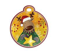 Egan Dessous de Plat Noël Renne, Jaune, Unique, 120002