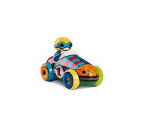 Egan Figurine Pilote Automobile Mini, Céramique, Multicolore - By Romero Britto (8 x 15 cm)