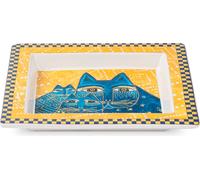 Egan LAUREL BURCH FANTASTIC FELINES Plateau jaune 18X20 cm