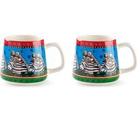 Egan LAUREL BURCH JUNGLE SONGS Set de 2 mugs rouges 360 ml