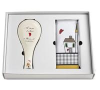 Egan LE CASETTE Ensemble tablier et bol de cuisson jaune