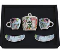Egan LE PUPAZZE Set de 2 tasses à espresso et sucrier bleus