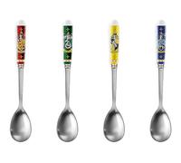 Egan Lot de 4 cuillères à café Warner Bros Harry Potter Lot de 4 cuillères à café Harry Potter en métal. Référence : 128008.