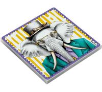 EGAN Lot de 5 sous-verres ESSENCE HUMAINE SLON "Sagesse"
