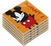 EGAN Lot de 5 sous-verres Mickey Mouse I Am Orange
