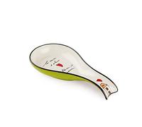 Egan Repose-notes Collection Le Casette. Objet réalisé en porcelaine de couleur verte. Dimensions : 21 x 10 cm. La référence est 192004