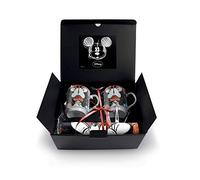 Egan service Porcelaine 2 mugs empilables Mickey avec 2 sets de table 350ml