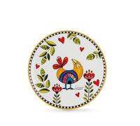 Egan Set 6 Assiettes à Dessert Cocoricò Jaune DM 19