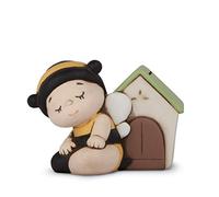 Egan Tirelire en céramique Ivoire Taille S