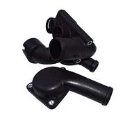 eGang Auto Nouveau boîtier de Thermostat de Tuyau d'eau de Refroidissement 022121117C 021121121C pour VWS Golf Jetta 1999 2000 2001 2002 2003 2004 2005