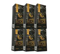 eGano Ganoderma Lot de 6 boîtes de café noir de qualité supérieure avec Ganoderma Lucidum (3,5 g x 30 sachets/boîte)