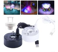 Égayez n'importe quel espace avec un nébuliseur à 4 LED convivial et facile à utiliser par tout le monde (noir)
