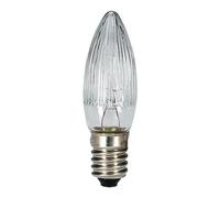 EGB Lot de 3 bougies de Noël LED 8-55 V/0,1 W E10 - Parfait comme bougies de sapin de Noël, éclairage d'arc et bougies de décoration de Noël