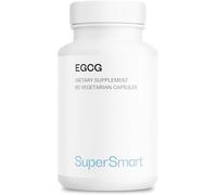 EGCG - Antioxydant - Améliore la Santé Cardiovasculaire - Aide à la Digestion - Extrait de Thé Vert Standardisé à 70% d’EGCg - Vegan - Sans Gluten - Supersmart