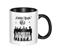 Egenedcemre Lin-kin Rock *Park- Chester Singer Benning*ton Mug à café en céramique avec impression graphique fantaisie Tasse à café tasse à thé pour les amateurs de musique femmes hommes filles 330 ml