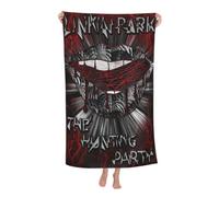 Egenedcemre Lin-Kin Rock *Park- Chester Singer Benning*Ton Serviette de bain en microfibre absorbante - 80 x 130 cm - Légère - Pour le sport, les voyages, la plage - Cadeau pour les fans
