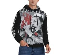 Egenedcemre Lin-kin Rock *Park- Chester Singer Benning*ton Sweat à capuche pour homme surdimensionné graphique vintage Y2K Hoodies Pullover Streetwear pour fans Cadeau, Lp-7, L