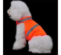 EGFheal Gilet fluorescent haute visibilité pour chien, gilet réfléchissant pour chien offrant une visibilité cruciale pour vous aider à protéger votre animal de compagnie des accidents de voiture et