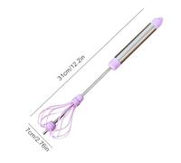 Egg Beater, Semi-Automatic Hand Mixer, Efficient Mixing, Press-Down Rotating Whisk, Compact Manual Blender, Durable Stainless Steel Tool for Baking, Cooking, Restaurant, Home Use, 12.2x2.76 inches