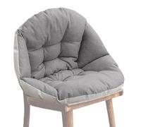 Egg Chair Cushion - Fauteuil suspendu pour extérieur, jardin, jardin, balcon, gris foncé, 45 cm, 45 cm