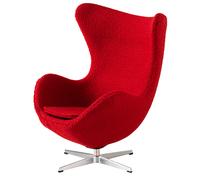 Egg Chair miniature rouge Fritz Hansen - 5704890400517