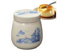 Egg Coddler Récipients esthétiques vintage en céramique 220 ml | Coquetier poché pour cuisine, appartement, restaurant, pique-nique, voyage, voyage, petit déjeuner, brunch, dîner