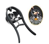 Egg Cracker,Stainless Steel Egg Opener, Automatic Egg Cracking Tool, Easy Eggshell Cutter Stainless Steel Eggshell Cutter Egg Separator Creative Kitchen Tools (Silver)