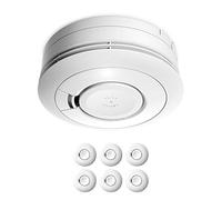 Egg Electronics, Détecteur de fumée Ei650, durée de 10 Ans, Lot de 6 virtuel, Blanc, Ei650-3G161, 3V