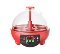 Egg Hatching Incubator, 21.5x15.5x11.5cm 6-Slot Poultry Candler, Automatic Temperature Humidity Control, USB, Farming, Hatching, Chicken, Bird, Quail