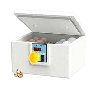 Egg Incubator System, Intelligent Poultry, 17.32x5.12in Portable Duck Coop, Digital Temperature Display, Automated Climate Control for Backyard Farming, Hatching, Poultry Care