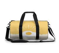 Egg Like The Sun Sac de sport cylindrique avec bandoulière pour homme et femme