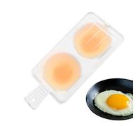 Egg Poacher Microwave - 2 Cavity Egg Cooker, Dishwasher Safe Poached Cup With Lid And Handle, Durable BPA Free Material, Perfect For Breakfast, Lunch, Dinner | Ideal Kitchen Tool For Home Cooking