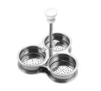 Egg Poaeeeching Pan 3-Cavity Non-Stick Kitchen Moleed | Eggs Cookeeeer For Breakfast Morning Kitchen Counter Household Cooking Steaming Frying Boilieeeng